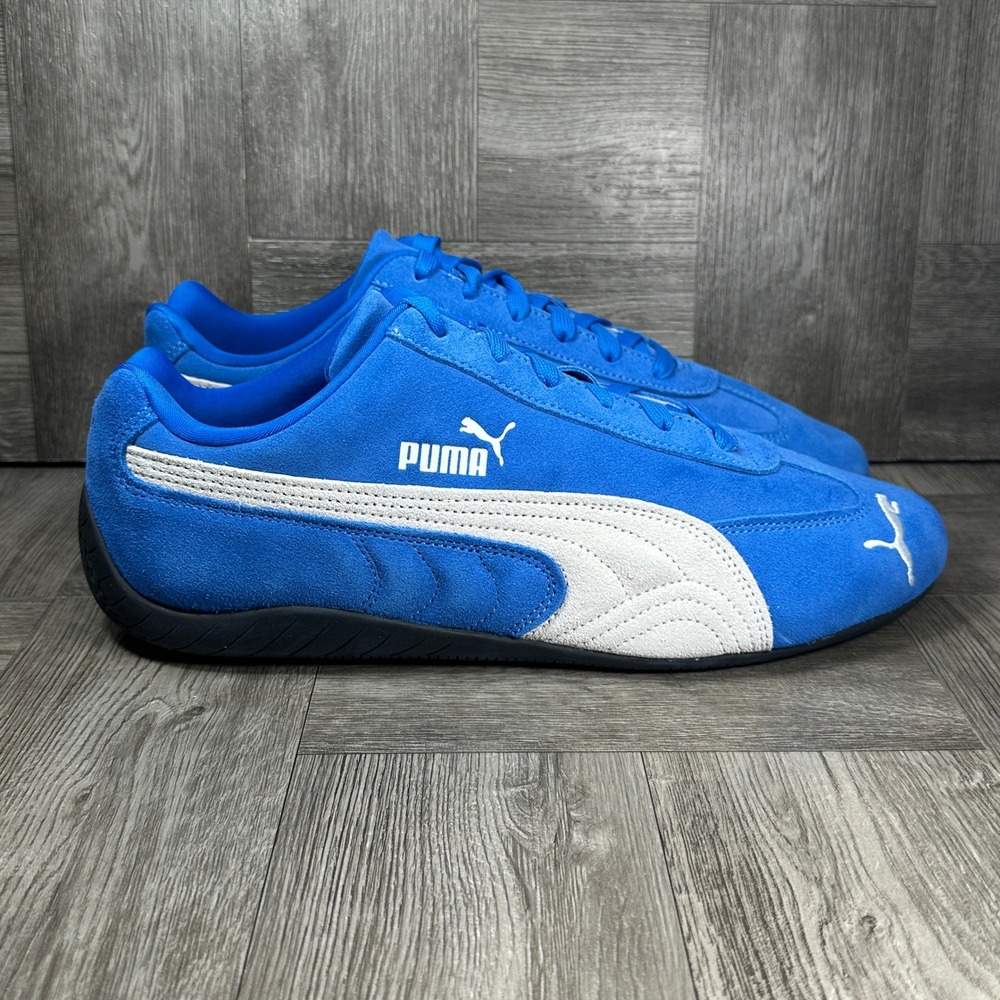 Puma Speedcat OG Sneaker Motorsport Mens 11 Team Royal white 398846-18 NEW